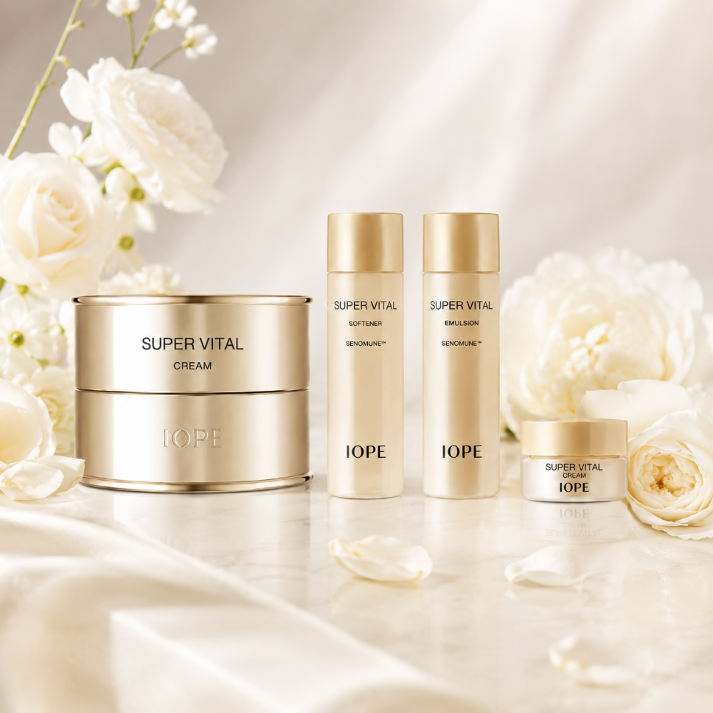 IOPE Super Vital Cream Gift Set front view with Super Vital Cream