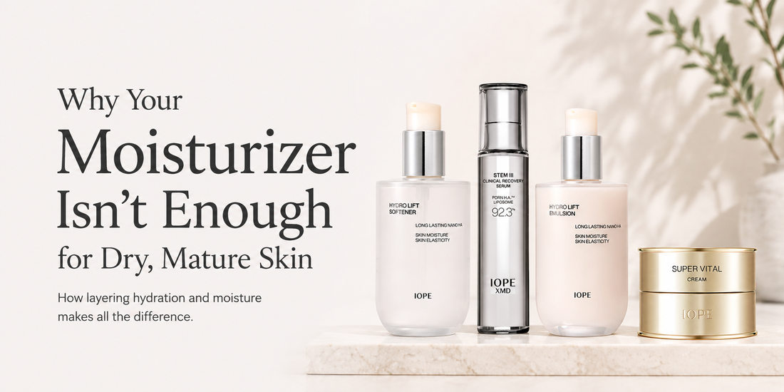 Why Your Moisturizer Isn’t Enough for Dry, Mature Skin