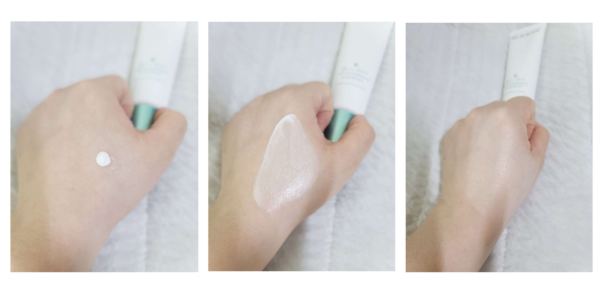 REJURAN mineral sunscreen applied to skin