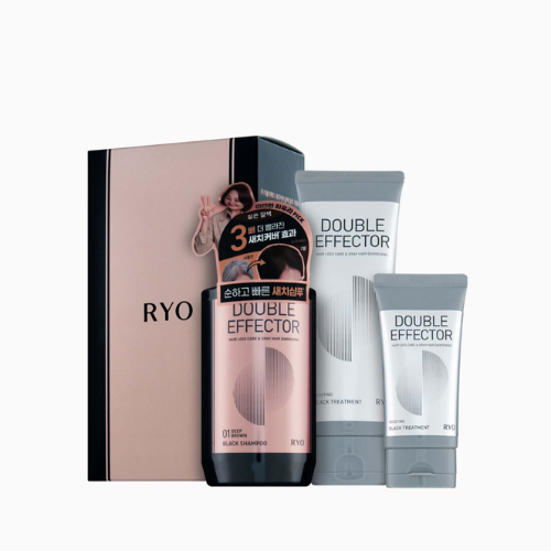RYO Double Effector Black Shampoo (Deep Brown Color) | K-Beauty Blossom USA