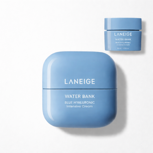 Laneige Water Bank Blue Hyaluronic Intensive Cream strengthens the moisture barrier