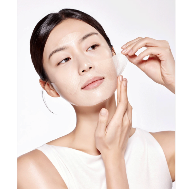 applying REJURAN Ampoule Infused Lifting Mask, powered by c-PDRN