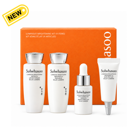 Four-piece Sulwhasoo Korean brightening skincare travel set