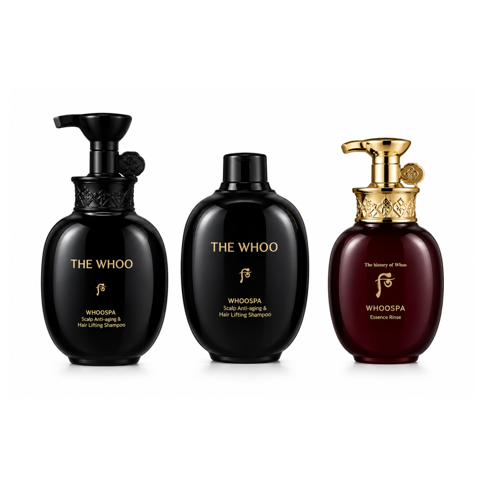 The History of Whoo WhooSpa Scalp Anti-Aging & Hair Lifting Shampoo Set