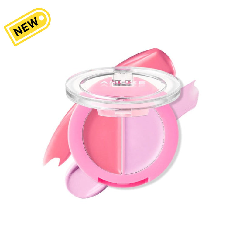 AMUSE strawberry lip and cheek balm natural pink dewy blush