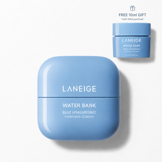 LANEIGE Water Bank Intensive Moisturizer 50ml with 10ml mini gift