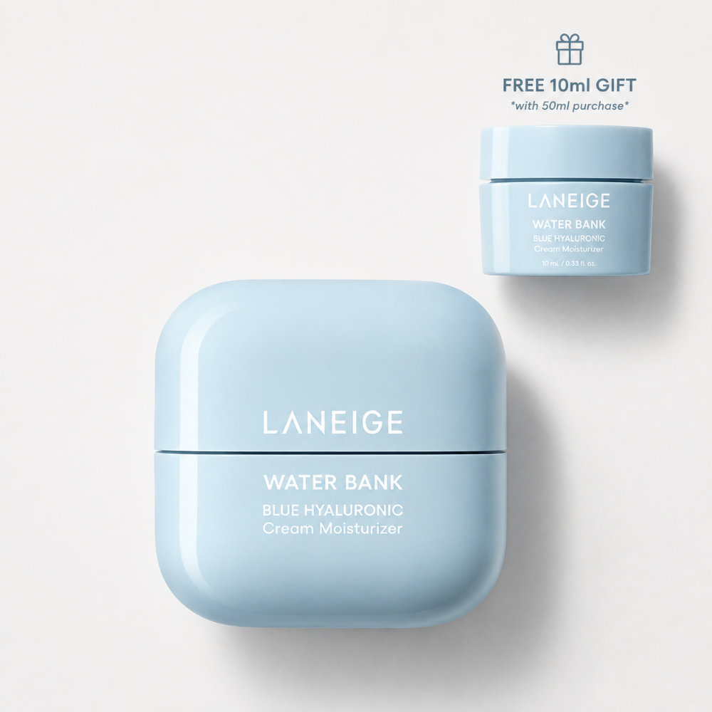 LANEIGE Water Bank Blue Hyaluronic Cream texture for normal to dry skin