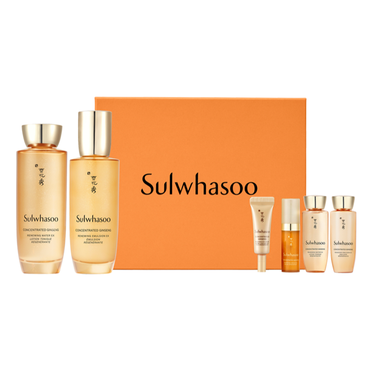 [New & Improved] SULWHASOO Concentrated Ginseng EX Daily Routine Set | K-Beauty Blossom USA