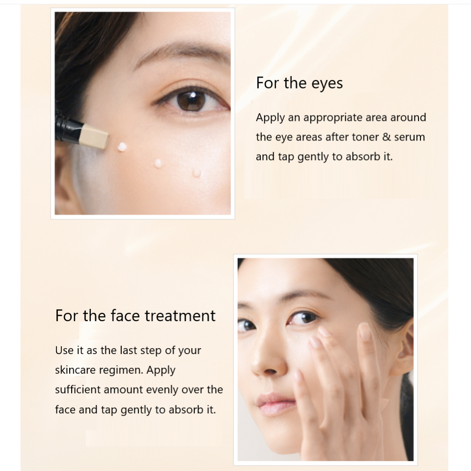 How to apply AHC eye cream for face | K-Beauty Blossom USA