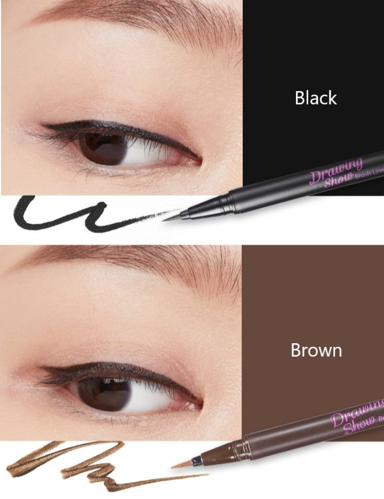 Etude Drawing Show Brush Liner | K-Beauty Blossom USA