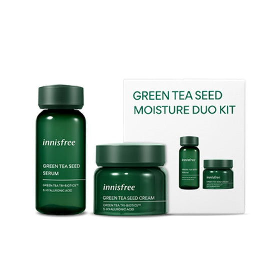 Innisfree Green Tea Seed Moisture Duo Kit (Serum & Cream) | K-Beauty Blossom USA