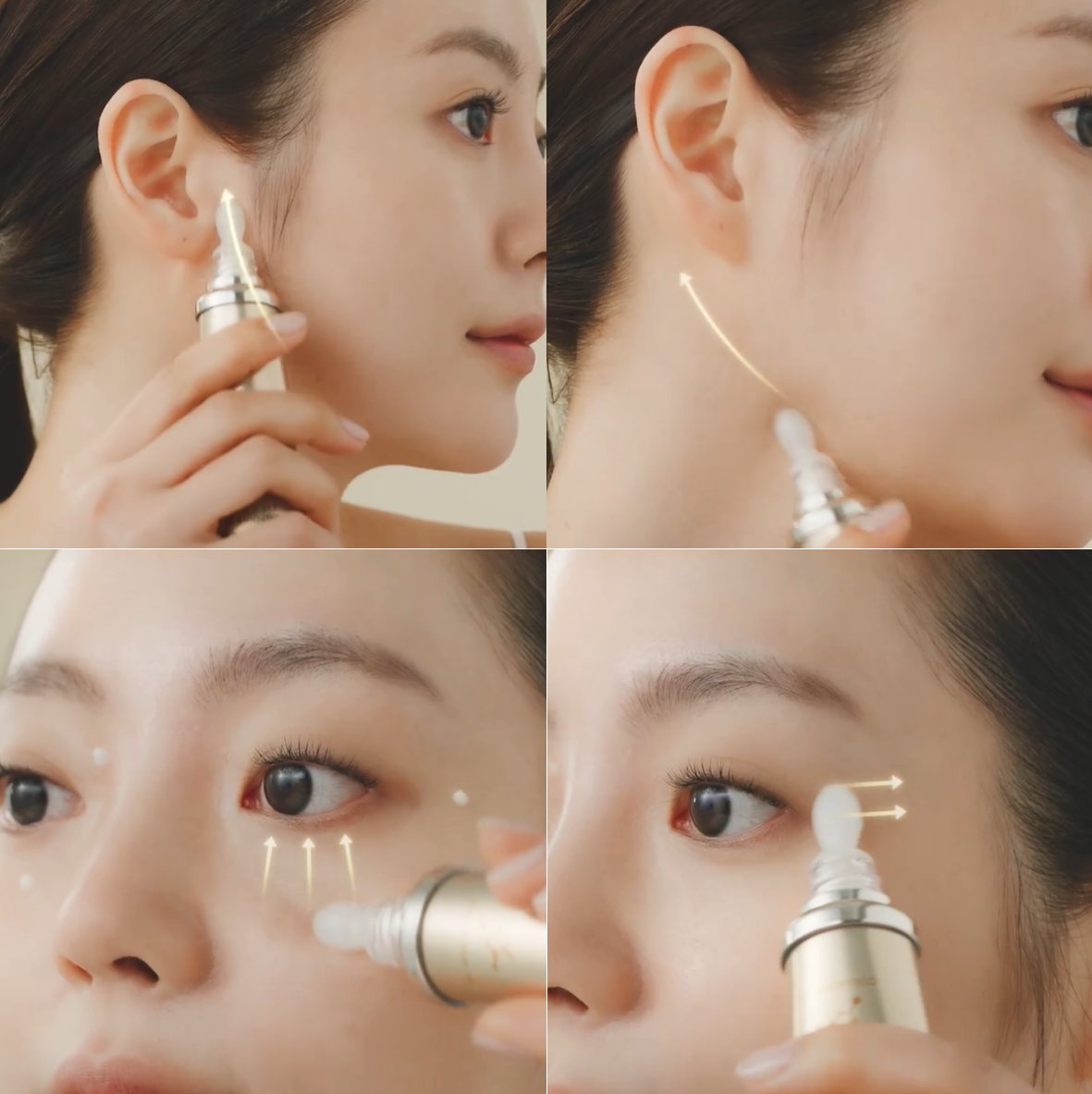 How to apply AHC Premier Ampoule In Eye Cream Collagen | K-Beauty Blossom USA