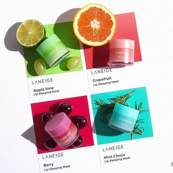 scents of LANEIGE Lip Sleeping Mask Mini Kit (4 scented collections) | K-Beauty Blossom USa