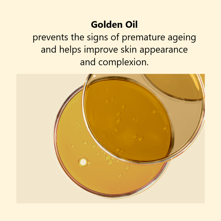 AHC Premier Rich Propolis Ampoule Balm contains golden oil | K-Beauty Blossom USA