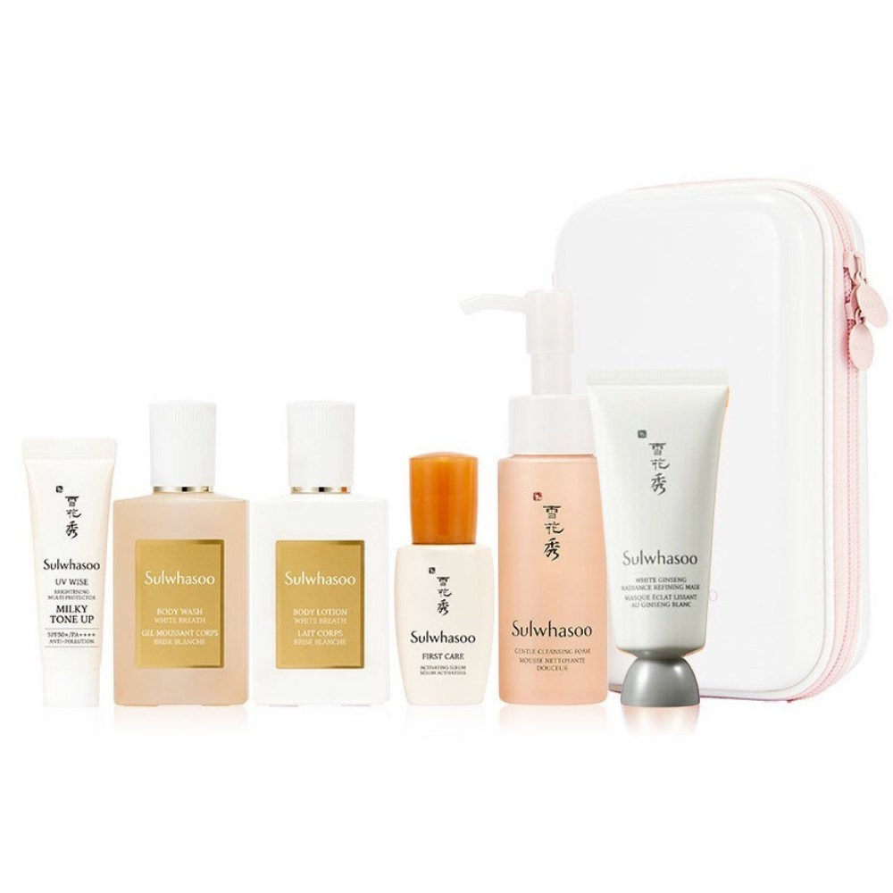 SULWHASOO UV Wise Brightening Multi Protector Summer Kit (7 items) | K-Beauty Blossom USA