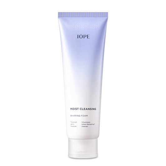 IOPE moist cleansing whipping foam | K-Beauty Blossom USA